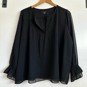Ann Taylor Black Blouse